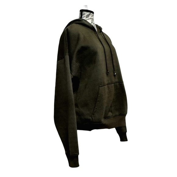 Brooklyn Karma Olive Green ‘California’ Hoodie. Large - Picture 4 of 13